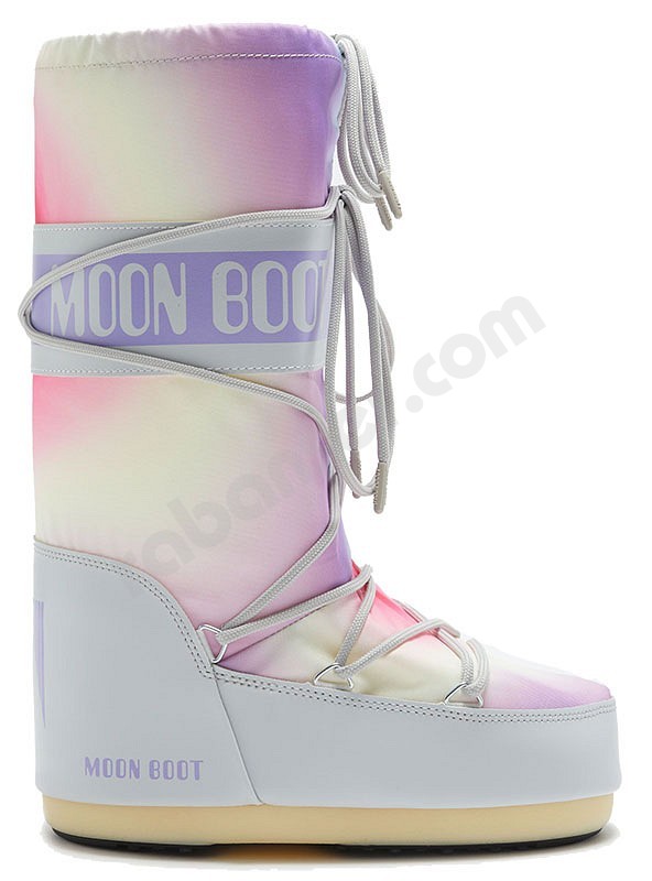 Moon Boot® Icon Tie Dye glacier grau