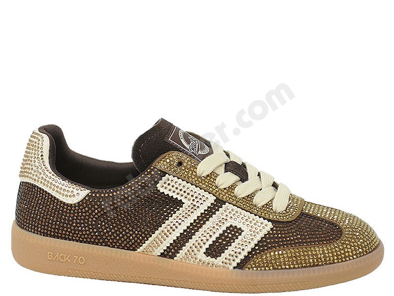 Back 70 Cloud Star Strass coffee gold