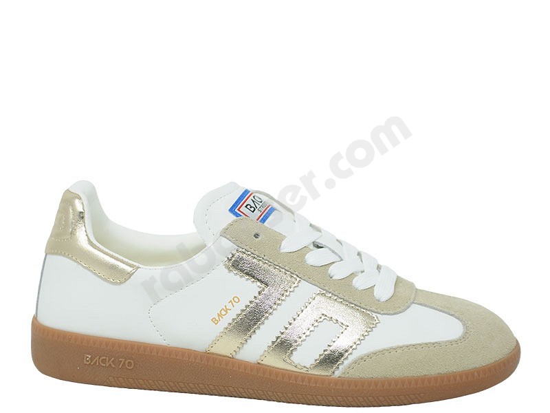Back 70 Cloud metallic gold leder