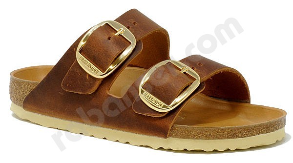 Birkenstock Arizona Big Buckle cognac