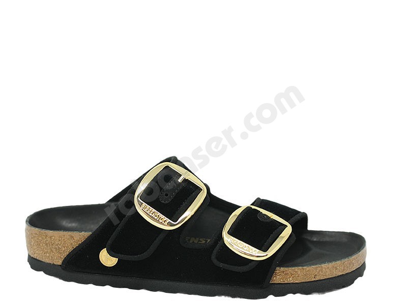 Birkenstock Arizona Big Buckle velvet black