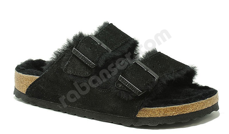 Birkenstock Arizona Shearling schwarz schwarz