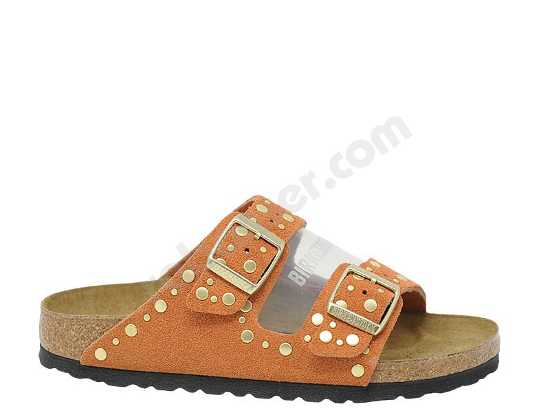 Birkenstock Arizona Rivet Border ruggine scura