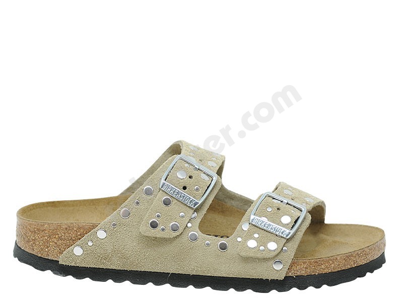 Birkenstock Arizona Rivet Border taupe