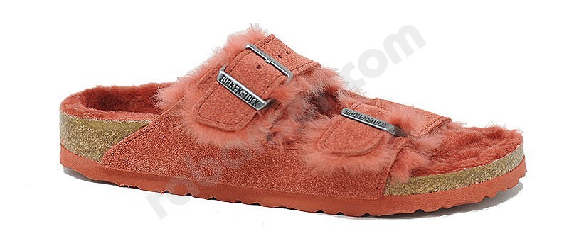 Birkenstock Arizona Shearling sienna rot