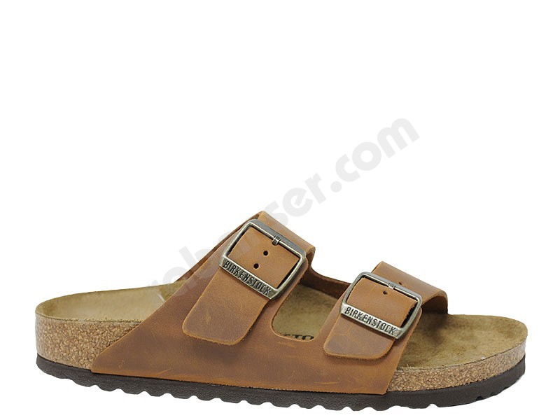 Birkenstock Arizona cognac oiled leder