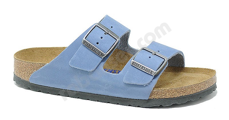 Birkenstock Arizona dusty blau leder