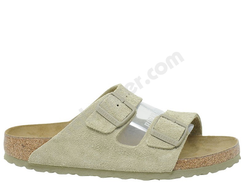 Birkenstock Arizona faded khaki camoscio