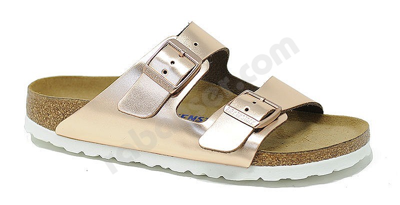 Birkenstock Arizona metallic copper leder