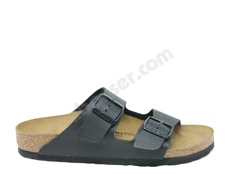 Birkenstock Arizona saffiano schwarz