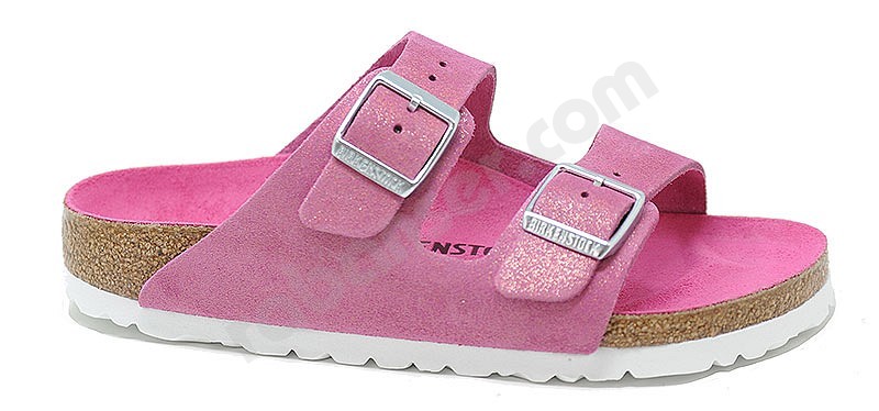 Birkenstock Arizona tulipano fuxia scintillante