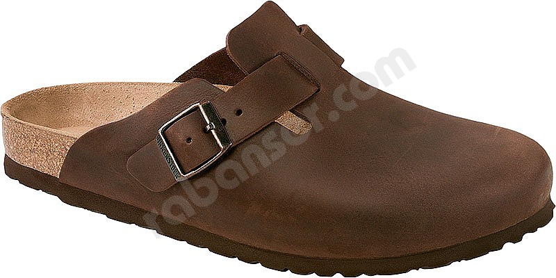 Birkenstock Boston habana pelle ingrassata