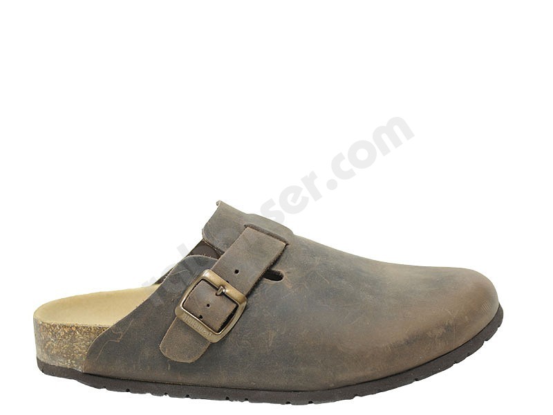 Birkenstock Boston habana pelle ingrassata