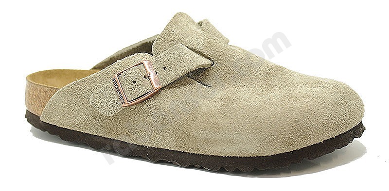 Birkenstock Boston taupe suede