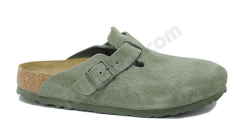 Birkenstock Boston thyme suede leather