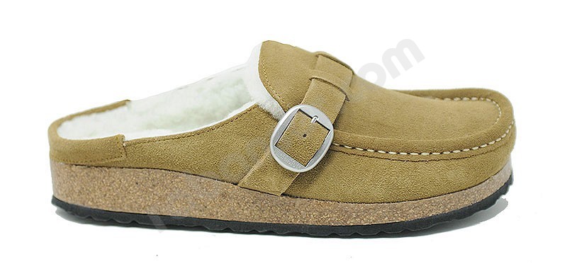 Birkenstock Buckley Shearling tea marrone