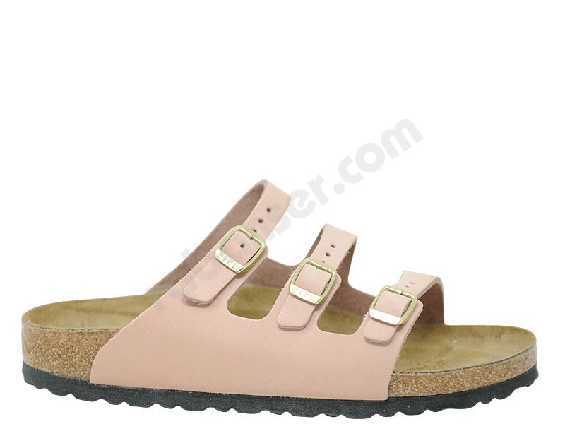 Birkenstock Florida soft rosa leder