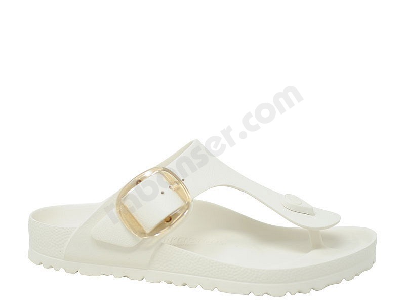 Birkenstock Gizeh Big Buckle EVA eggshell bianco
