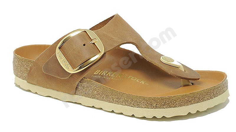 Birkenstock Gizeh Big Buckle cognac