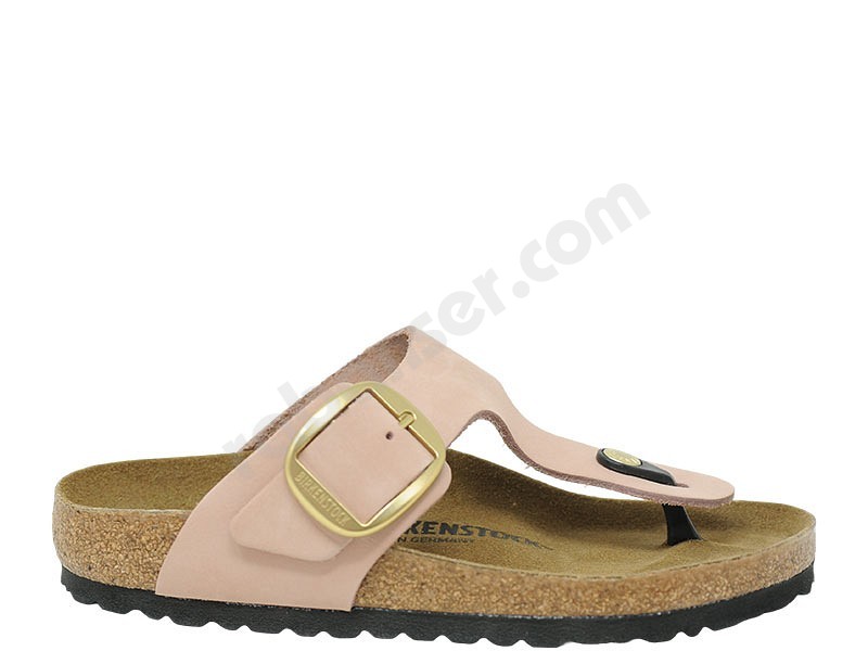 Birkenstock Gizeh Big Buckle soft pink leather
