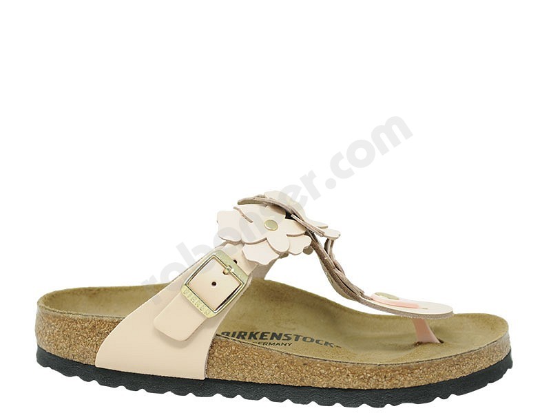 Birkenstock Gizeh Flowers hell rosa