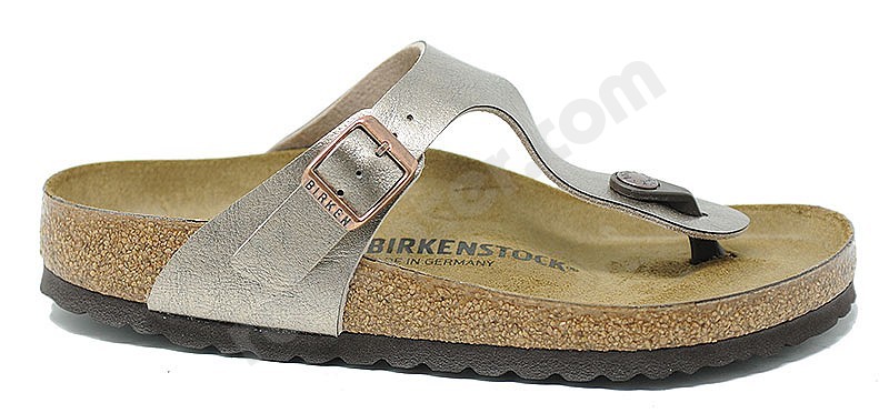 Birkenstock gizeh graceful silver cheap