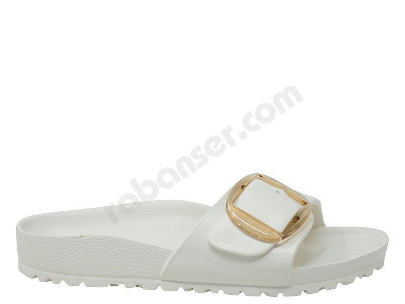 Birkenstock Madrid Big Buckle Eva eggshell  white