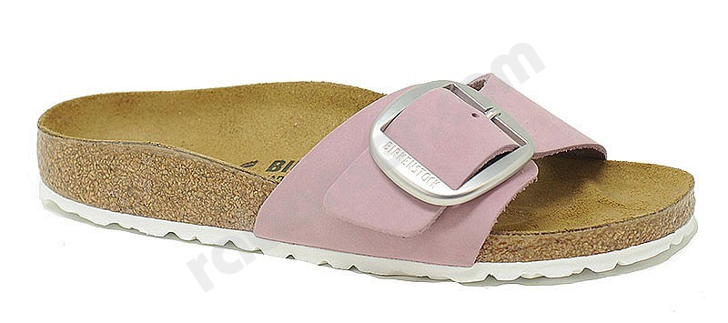 Birkenstock Madrid Big Buckle orchidea nubuck pelle