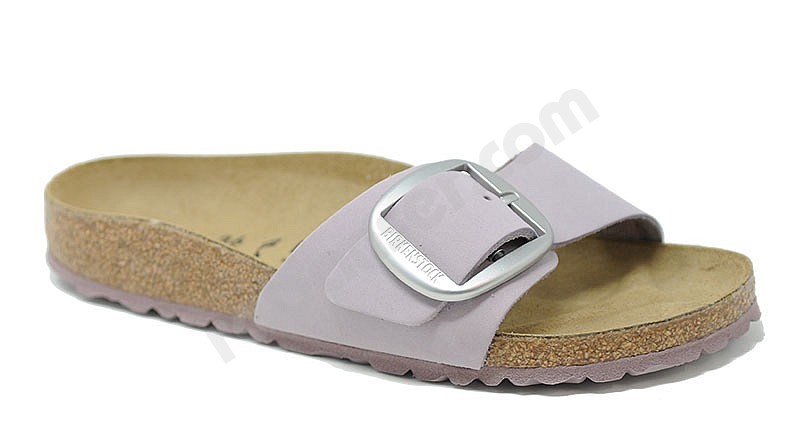 Birkenstock Madrid Big Buckle yomo lilla pelle