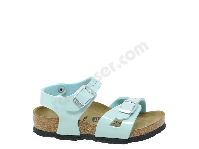 Birkenstock Rio Kid surf grün azurblau