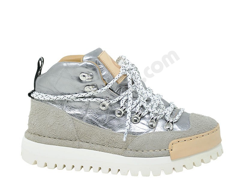 BnG Real Shoes La Brina Brillante silver