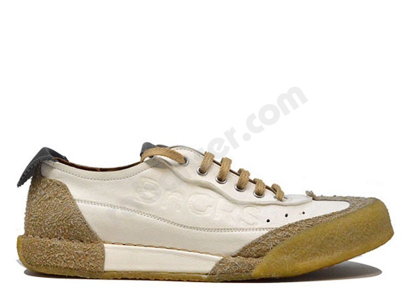 BnG Real Shoes La Heritage Uomo weiss leder