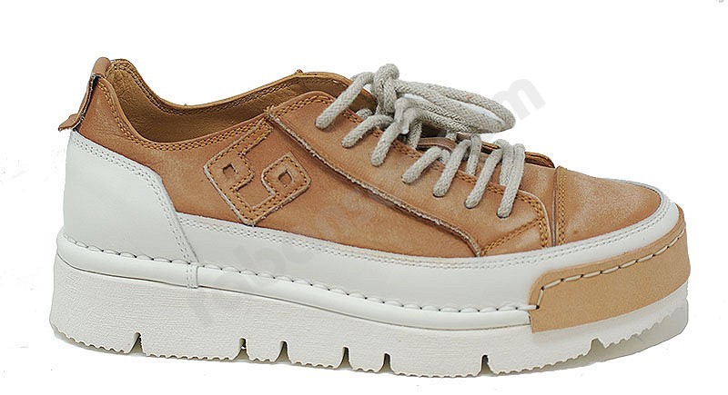 BnG Real Shoes La Mandorla mandorla brwon white