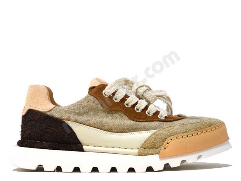 BnG Real Shoes La Sneakers Yuta beige leder