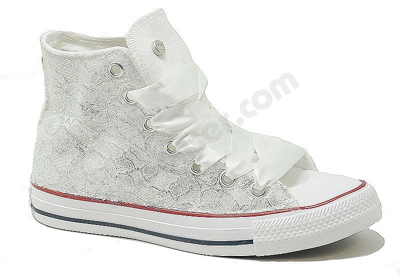 white and silver converse
