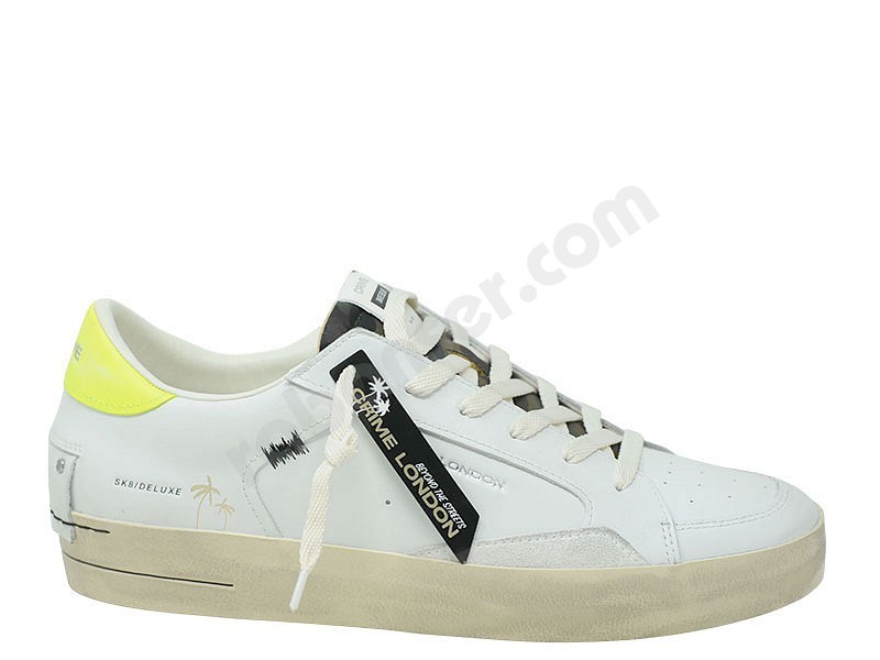 Crime London SK8 Deluxe camo giallo