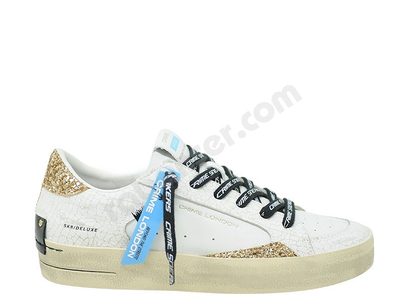 Crime London SK8 Deluxe golden hour white gold