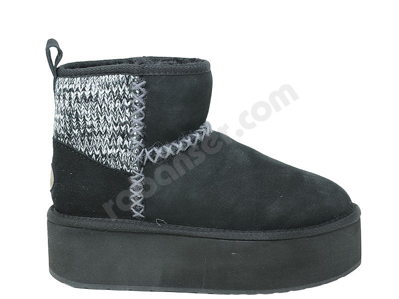 EMU Australia Stinger Knit Flatform black