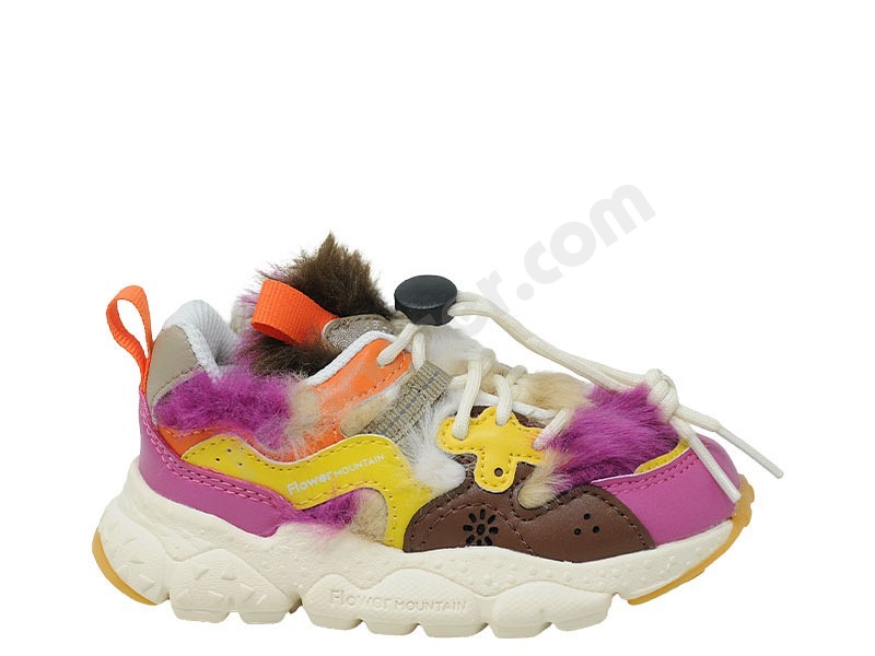 Flower Mountain Yamano 3 Junior fur bordeaux brown yellow