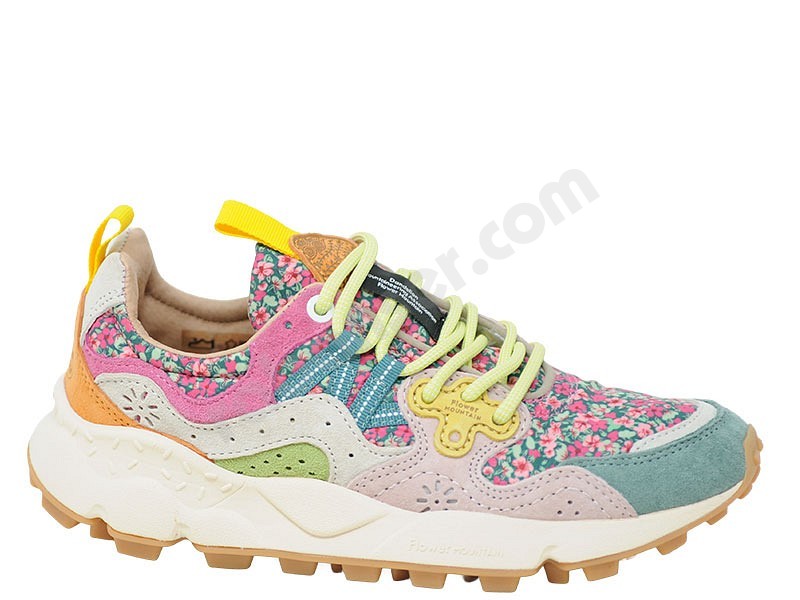 Flower Mountain Yamano 3 Woman flower petrol cipria fuchsia