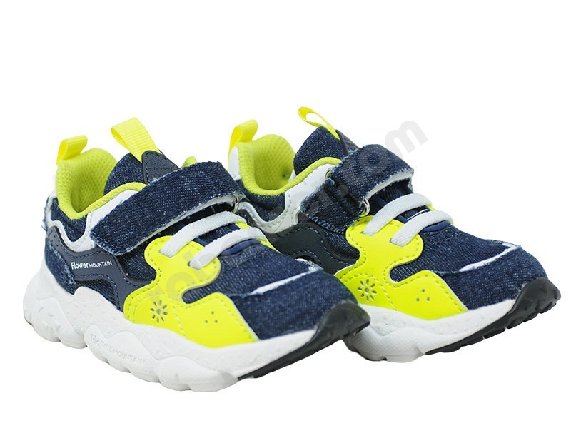 Flower Mountain Yemano 3 Junior Velcro azure yellow