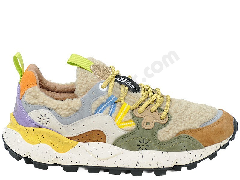 Flower Mountain Yemano 3 Woman Teddy mud grey off white