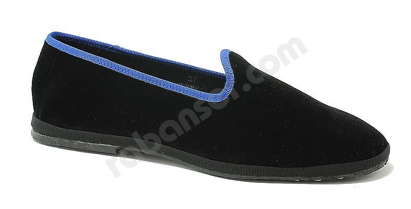 Habille Pantofola Velluto nero royale