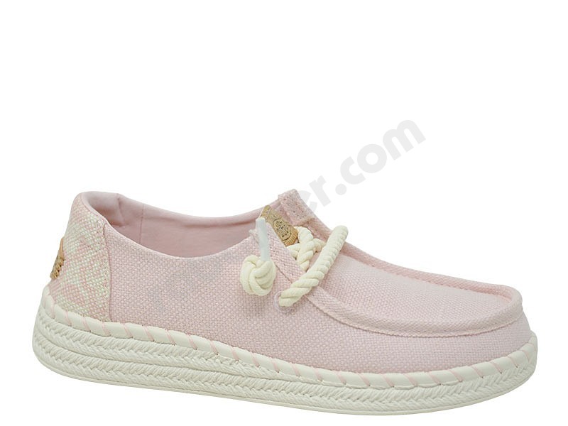 Hey Dude Wendy Espadrille Woven pale lilac multi