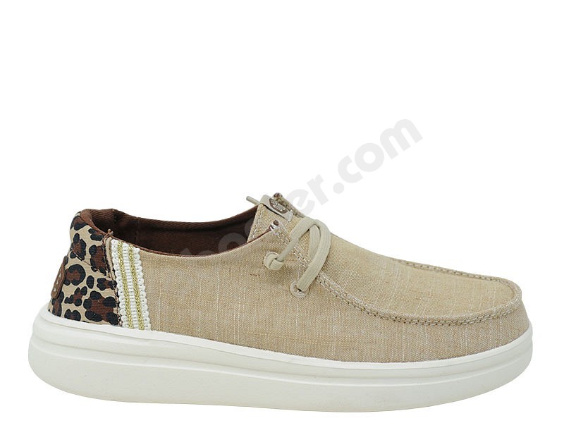 Hey Dude Wendy Rise Animal tan multi brown