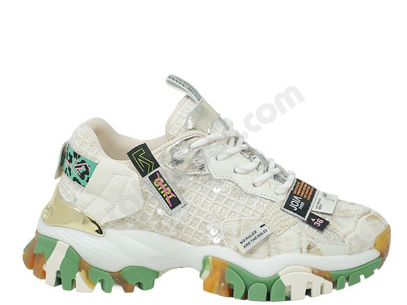 JOIA PARIS 2601W033 label beige verde argento
