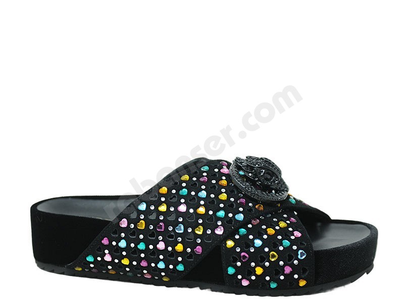 Kurt Geiger Chelsea Cross schwarz combi