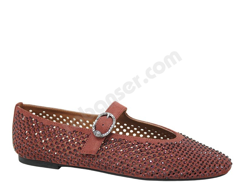 Kurt Geiger Mayfair Ballet Flat wine