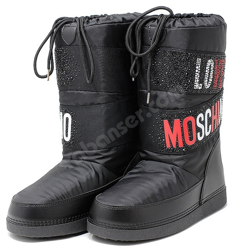 moschino fur moon boots