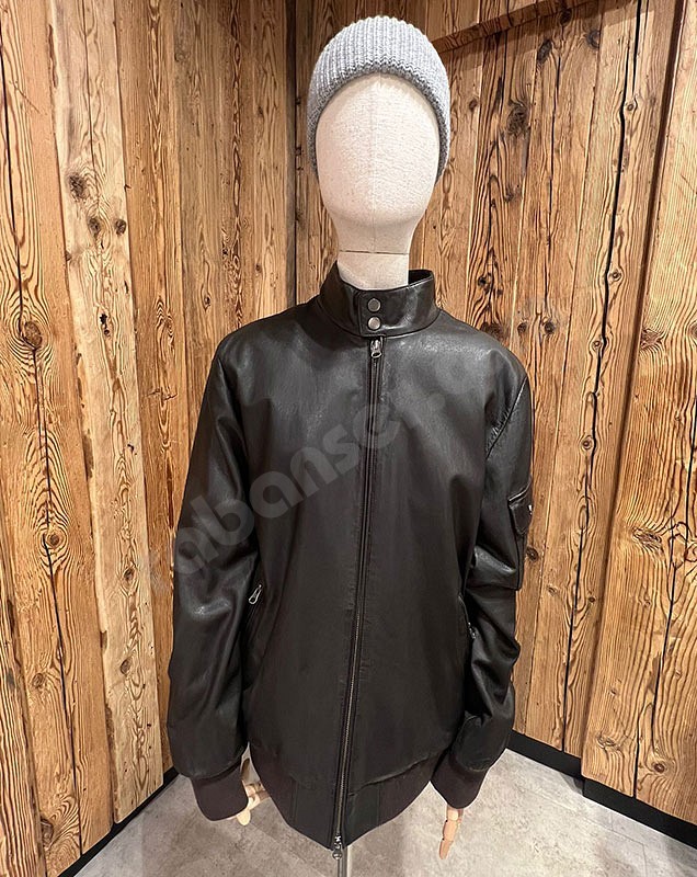 Minoronzoni MRF2310J17 Giacca Pelle dark brown